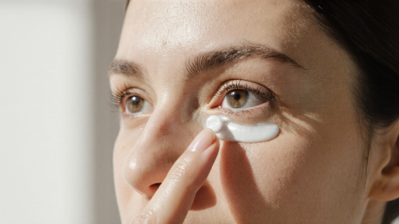 Kam se dává oční krém? Správné místo a způsob aplikace pro efektivní péči