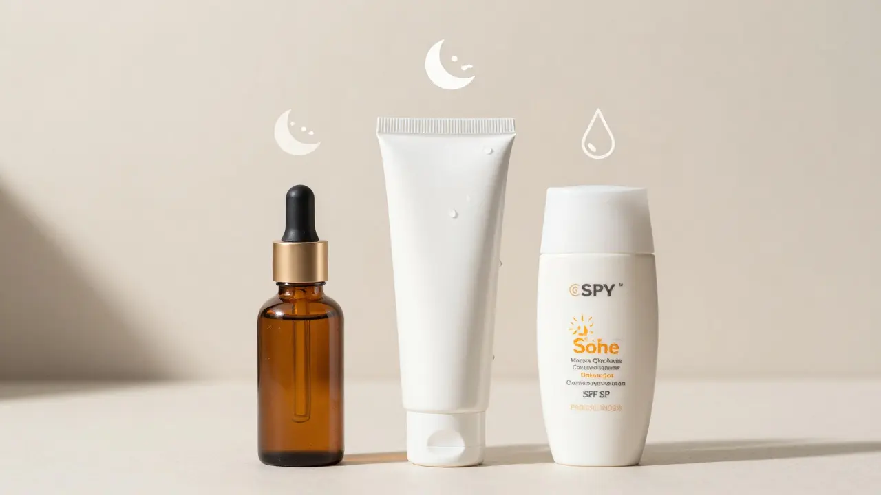 Vyvážená péče o pleť: vitamín C, ceramidy a SPF v harmonickém uspořádání.