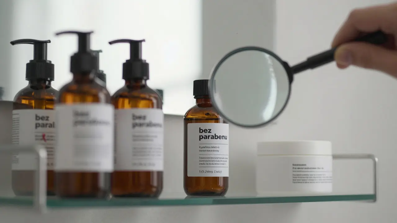 Co znamená bez parabenu v tělové kosmetice?