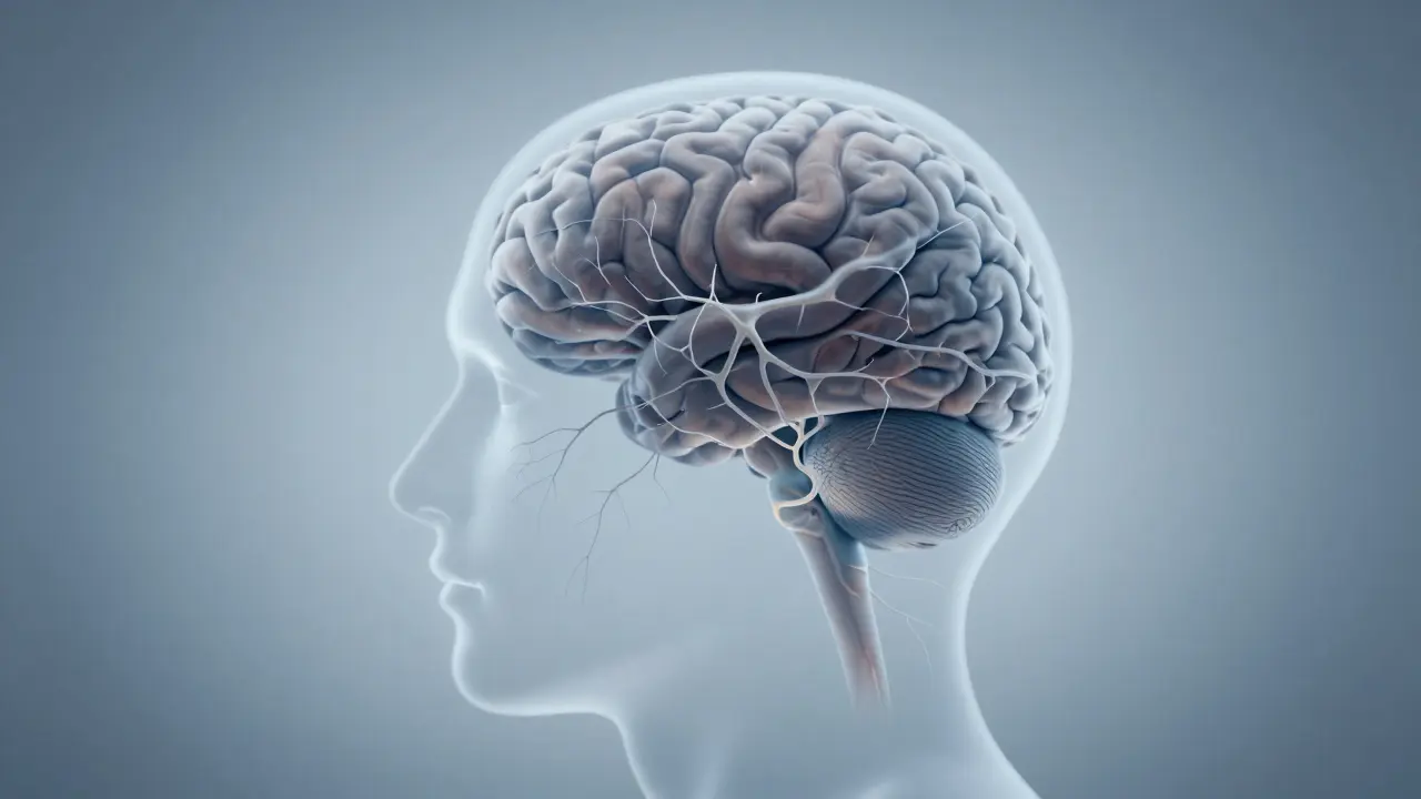 Konceptuální umění poškozeného mozku a přerušovaných neuronů