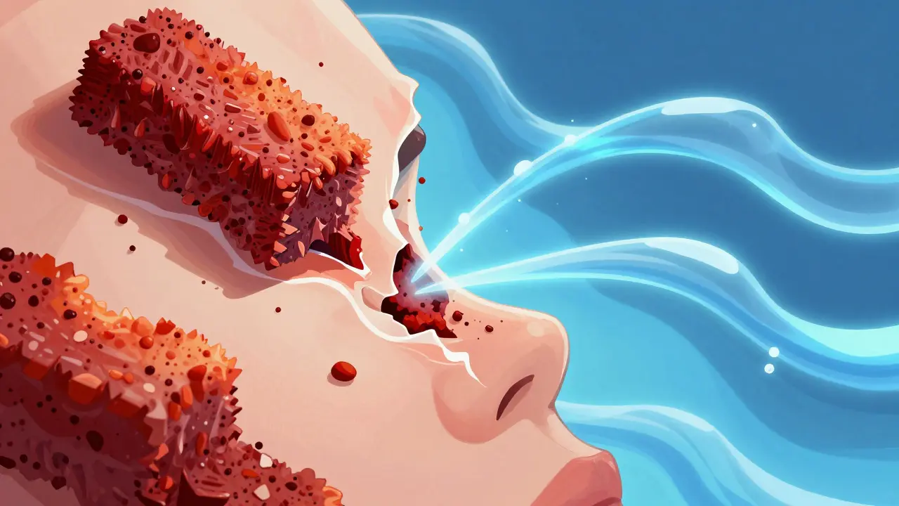 Ilustrace poškození kůže drsným drhnutím versus jemná péče