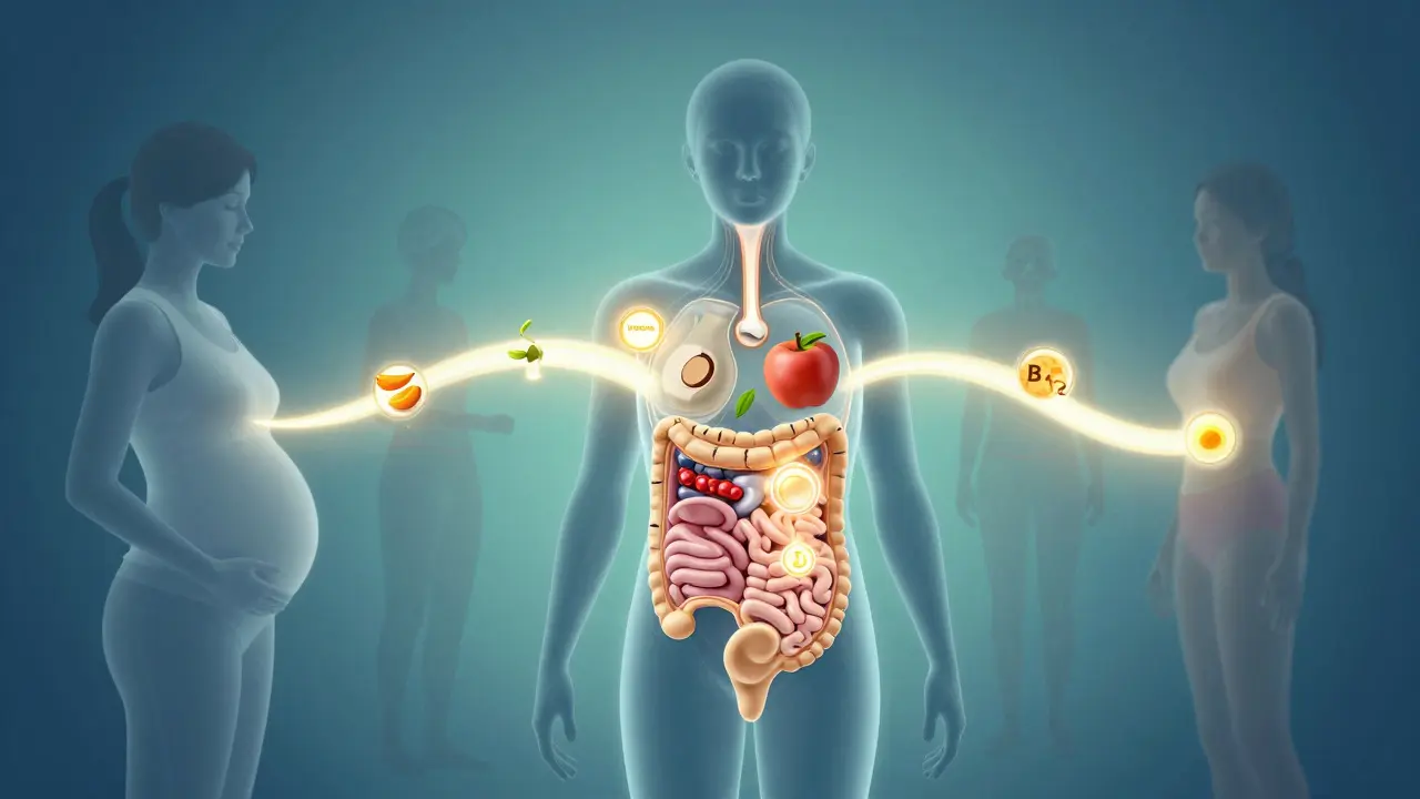 Ilustrace potřeb specifických skupin lidí pro vitamíny