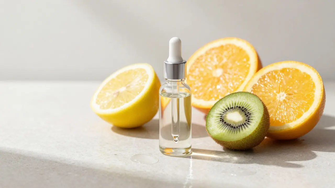 Kolagenní sérum s citronem a kyselinou askorbovou