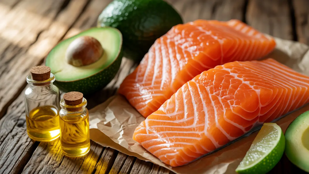 Čerstvý losos a avokádo jako zdroje vitamínu D